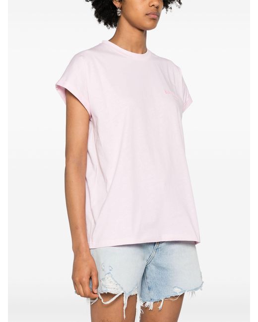 Balmain Pink Classic T-Shirt