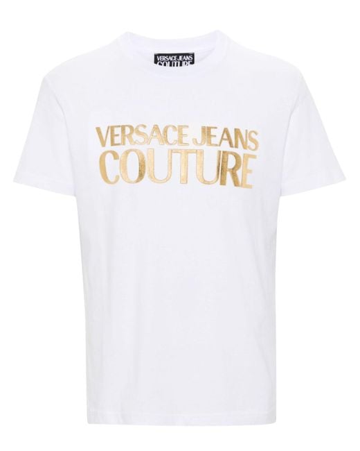 Versace White Barocco-print Cotton T-shirt - Men's - Cotton for men