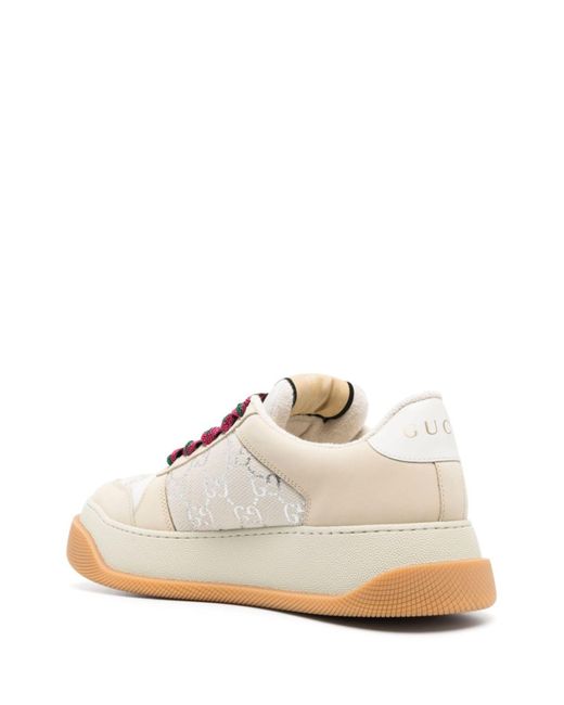 Gucci white deals canvas sneakers