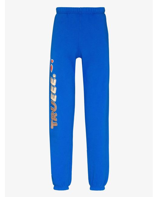 True Religion Blue X Chief Keef Logo Track Pants for men
