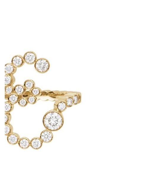 Sophie Bille Brahe Metallic 18Kt Ensemble E Diamond Ring