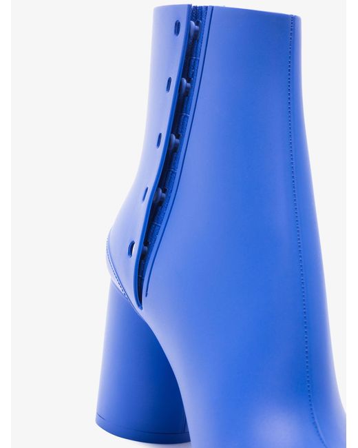 maison margiela blue boots