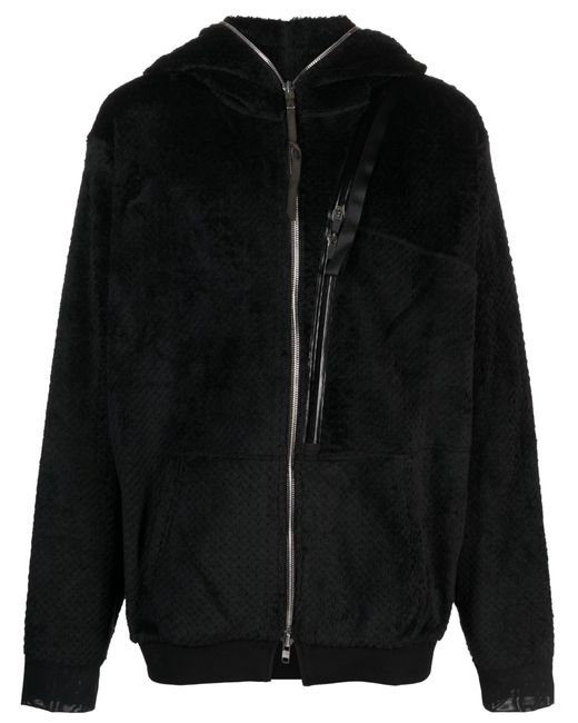 Acronym Black Polartec High Loft Hooded Insulator Jacket for men