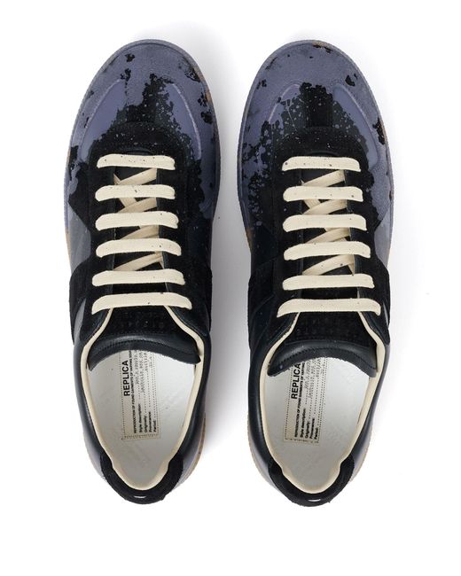 Maison Margiela Blue Sneakers for men
