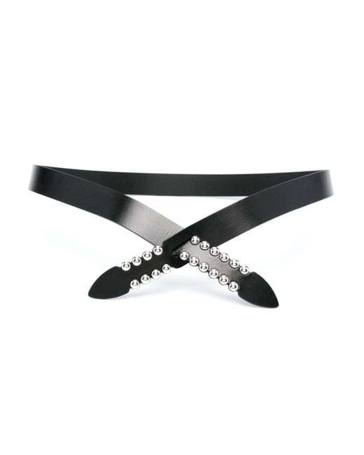 Isabel Marant Black Lecce Leather Belt