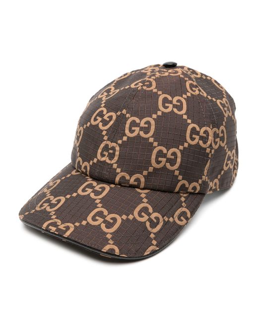 Gucci Brown GG-jacquard Ripstop Baseball Cap