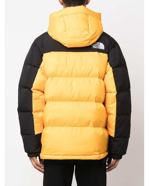 The North Face Orange Himalayan Hooded Padded Jacket for men