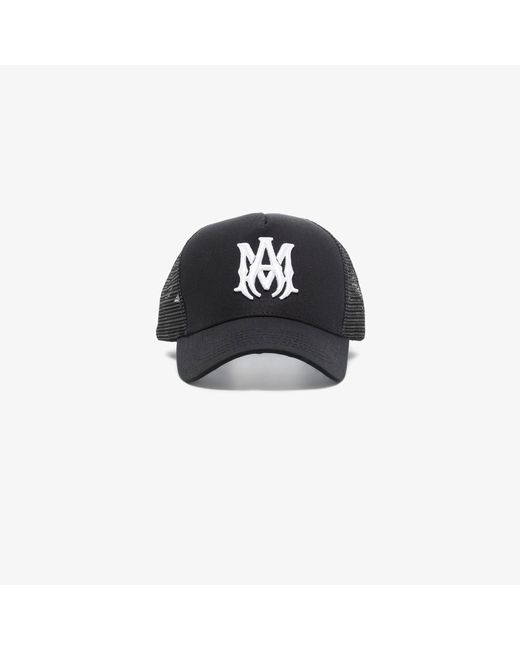 Amiri Cotton Ma Logo Baseball Cap in Black for Men | Lyst