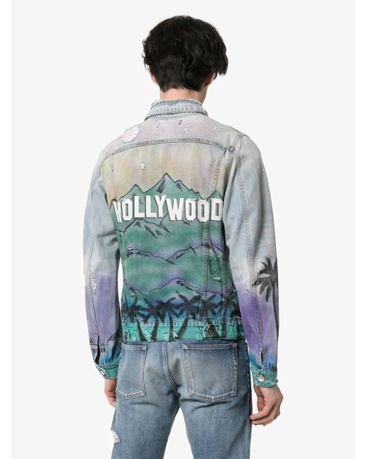 Amiri Hollywood Print Relaxed Boxy Fit 
