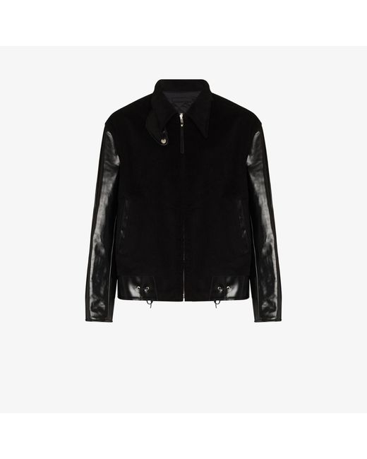 Our Legacy Reversible Varsity Moleskin Jacket in Black for Men Lyst