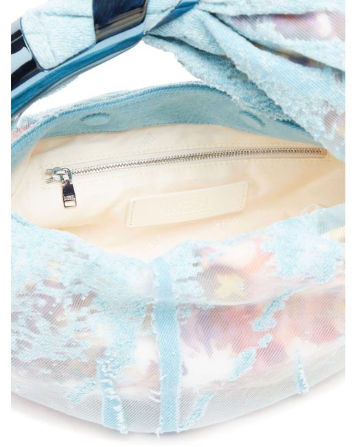 DIESEL Blue Grab-d Hobo S Tote Bag - Women's - Polyamide/cotton