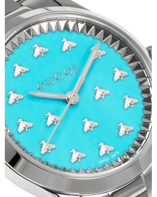 Gucci Stainless Steel G timeless Multibee Watch in Blue for Men