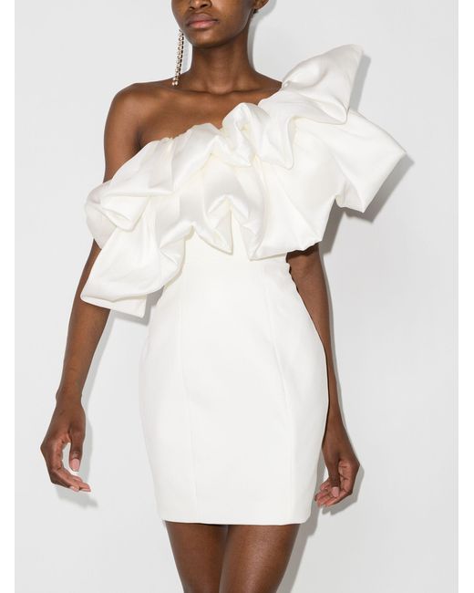 Solace London Synthetic Finley Ruffled 