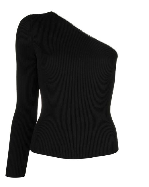 ANOUKI Onesleeve Top in Black Lyst