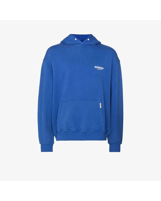 represent blue hoodie