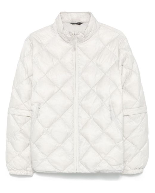 Hiking Patrol White Quilted Jacket - Men's - Nylon/duck Down/duck Feathers for men