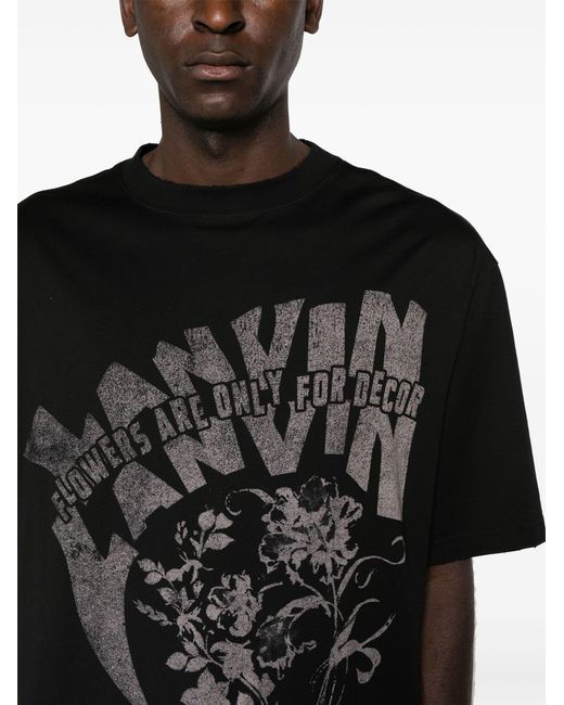 Lanvin Black X Future Graphic-print T-shirt