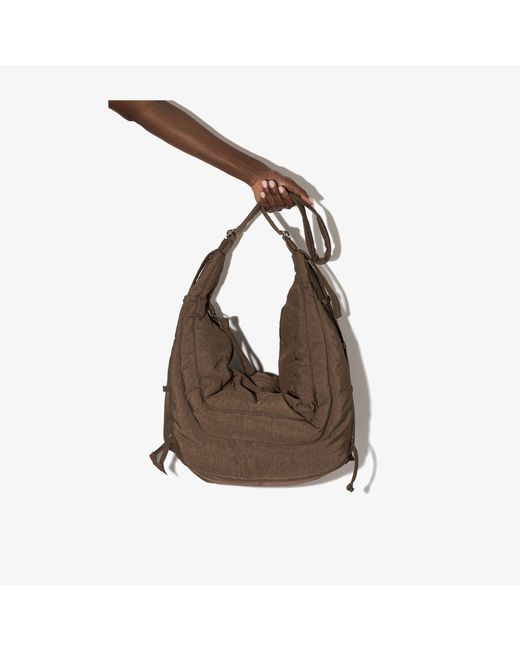 Lemaire Brown Soft Canvas Cross Body Bag