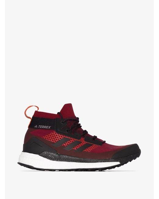 adidas Red Terrex Free Hiker Gtx Sneakers for Men | Lyst