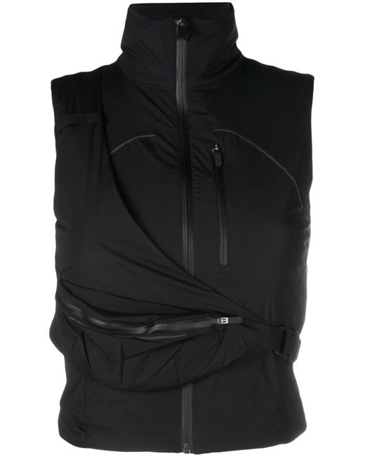 lululemon athletica Black High-neck Pocket-detail Vest