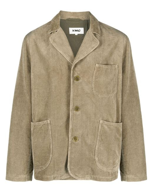 YMC Natural Scuttlers Corduroy Jacket - Men's - Cotton/linen/flax for men
