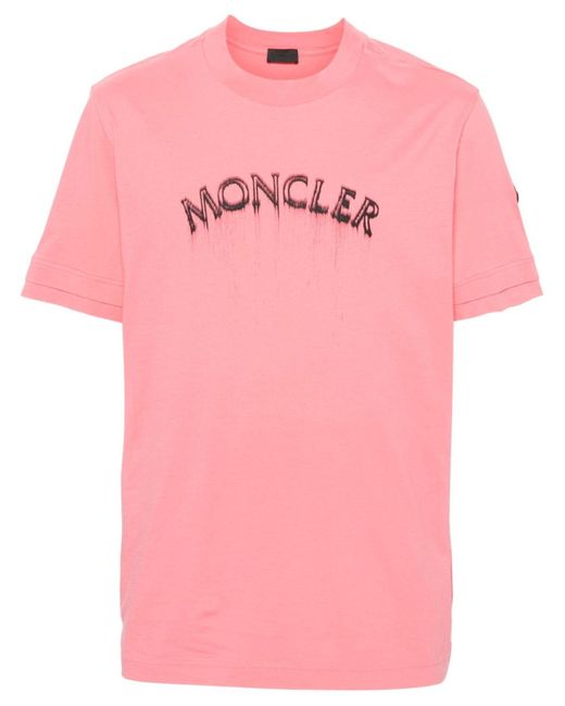 Moncler Pink T-Shirts & Tops for men