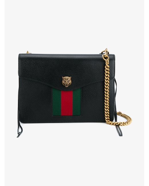 Gucci Black Dionysus Medium Web-stripe Hobo Bag