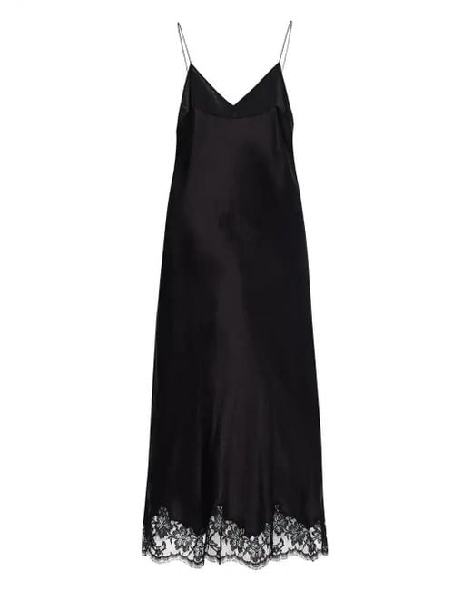The Row Black Kolara Midi Dress