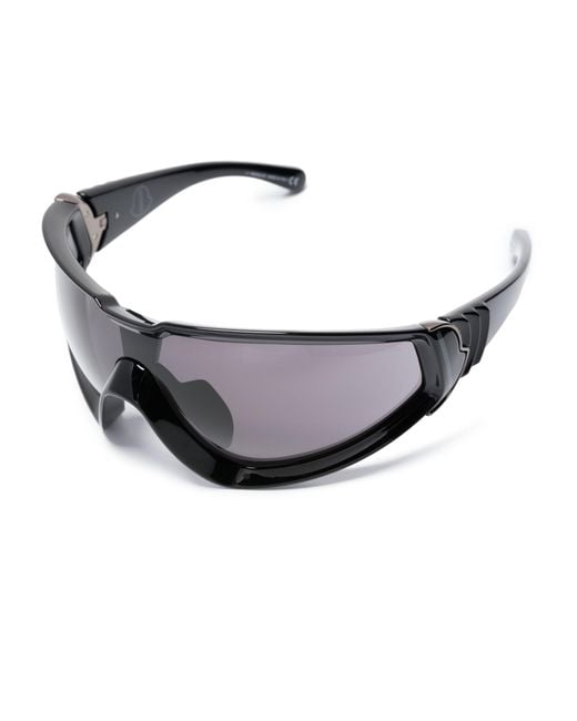 Moncler Gray Moncler + Rick Owens - Wrapid Tinted Visor Sunglasses