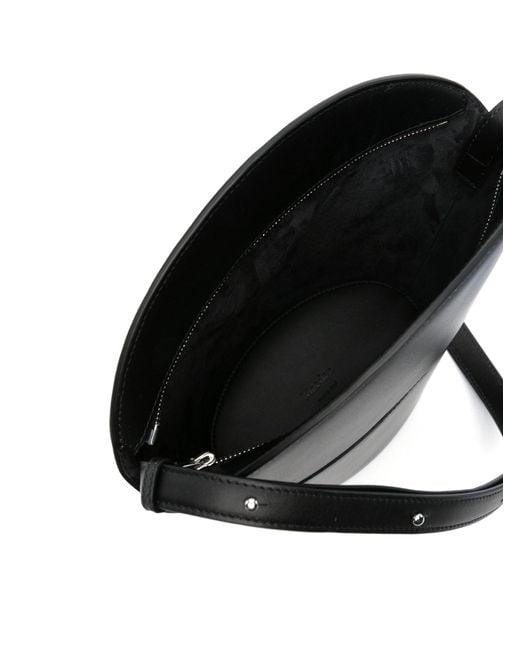 Maeden Black Oru Leather Shoulder Bag