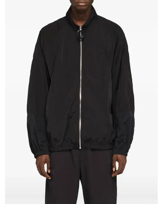 J.W. Anderson Black Raglan-Sleeve Track Jacket for men