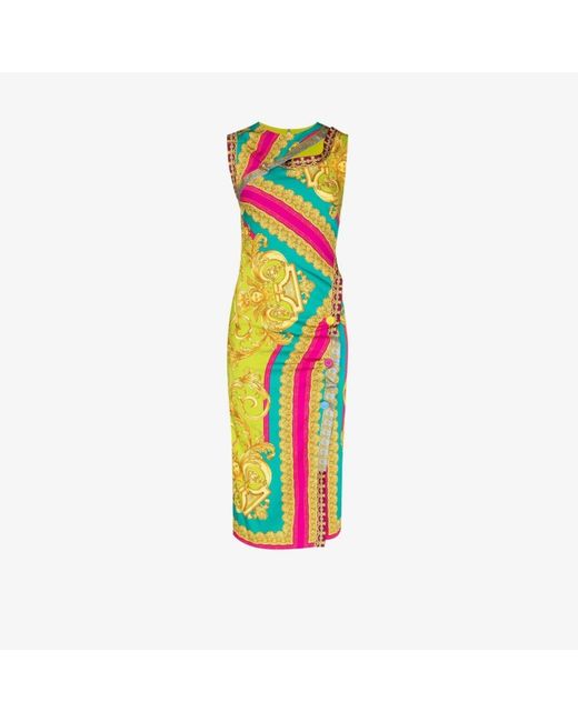 barocco goddess slash dress