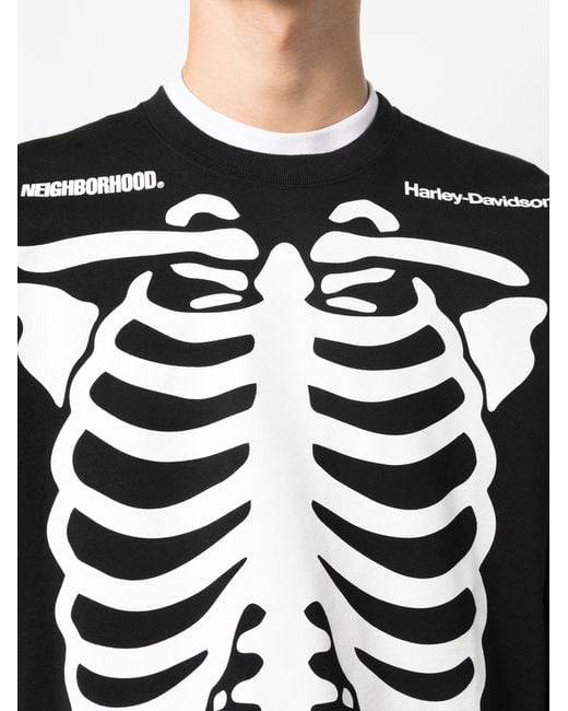 Neighborhood X Harley Davidson Long-sleeve T-shirt in Black Neighborhood X Harley Davidson Long-sleeve T-shirt in Black