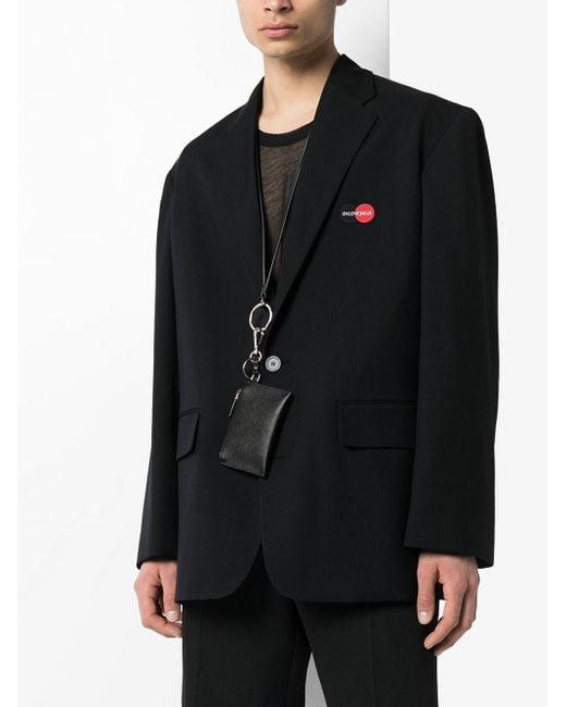 Balenciaga Uniform Logo Boxy Jacket for Men | Lyst
