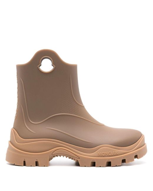 Moncler Brown Misty Rain Ankle Boots