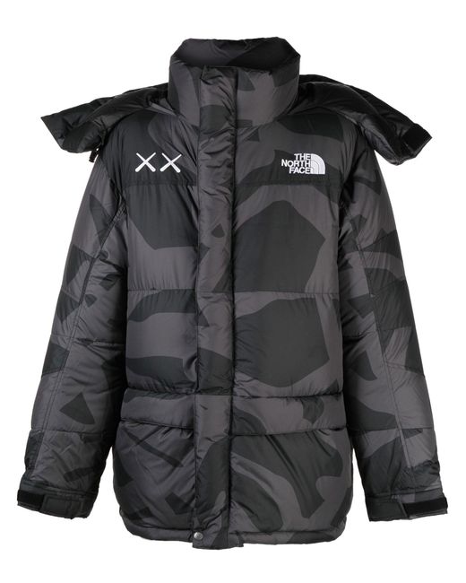 The North Face Black Tnf X Kaws Retro 1994 Himalayan Hooded Down Parka for men