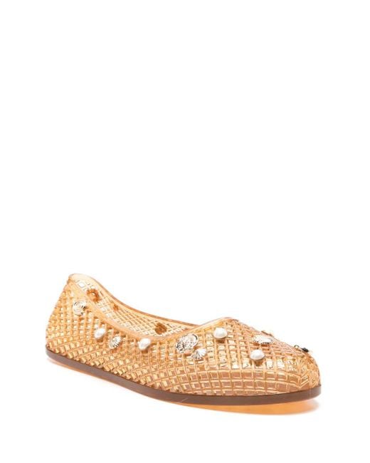 Ancient Greek Sandals Natural Iro Ballet Flats