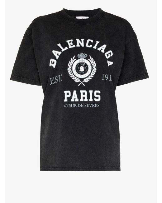 BALENCIAGA★ブラックコットンTシャツ 楽天市場】BALENCIAGA バレンシアガ ブラック 23年製 739028