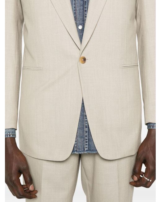 Carter Young Natural Slub-Texture Blazer for men