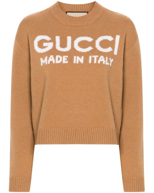 Gucci Brown Wool Sweater,