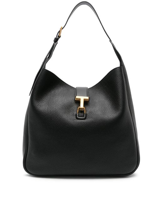 Tom Ford Black Monarch Large Leather Tote Bag - Women's - Calf Leather/brass