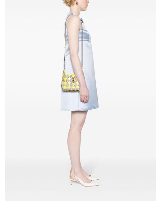 Gucci Yellow Jackie Crystal-embellished Cross Body Bag