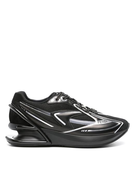 Fendi black and white sneakers top
