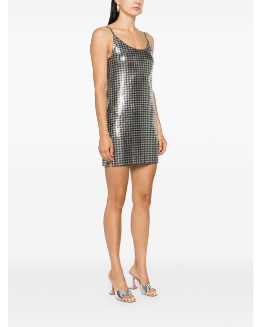 Rabanne Gray Silver Disc Chainmail Dress - Women's - Aluminium