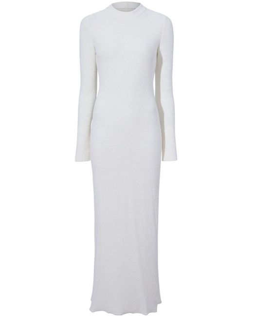Proenza Schouler White Lara Knitted Maxi Dress