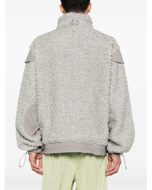 66 North Gray Bouclé-Finish Jacket