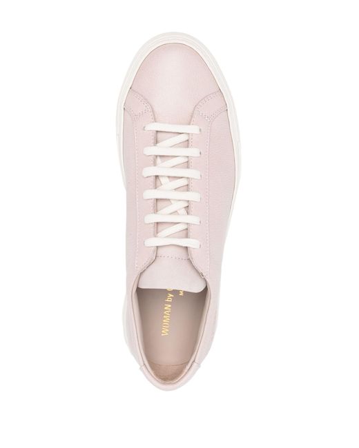 Common Projects Pink Achilles Low-top Sneakers
