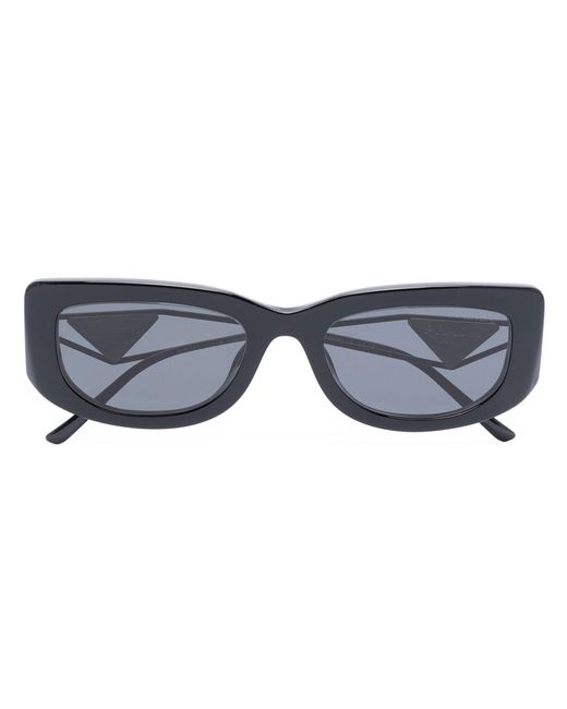 Prada Blue Symbole Rectangle-frame Sunglasses
