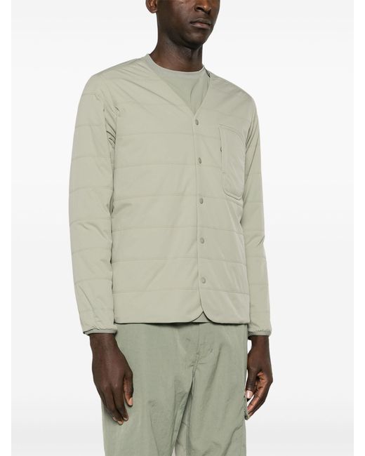 Snow Peak Green Neutral Flexible Insulated Jacket - Men's - Polyester for men