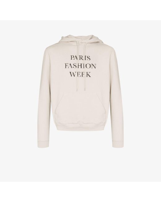 Balenciaga Cotton Paris Fashion Week Cropped Hoodie for Men - Lyst